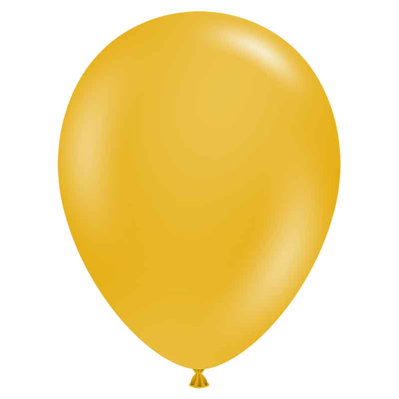 100PK 11in MUSTARD PASTEL TUFTEX