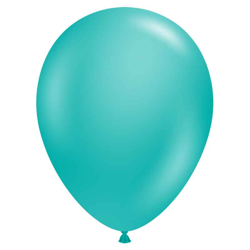 100PK 11in TEAL PASTEL TUFTEX