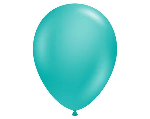 100PK 11in TEAL PASTEL TUFTEX