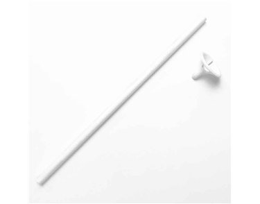 WHITE PAPER BALLOON STICK AND CUP 100S
