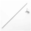 WHITE PAPER BALLOON STICK AND CUP 100S