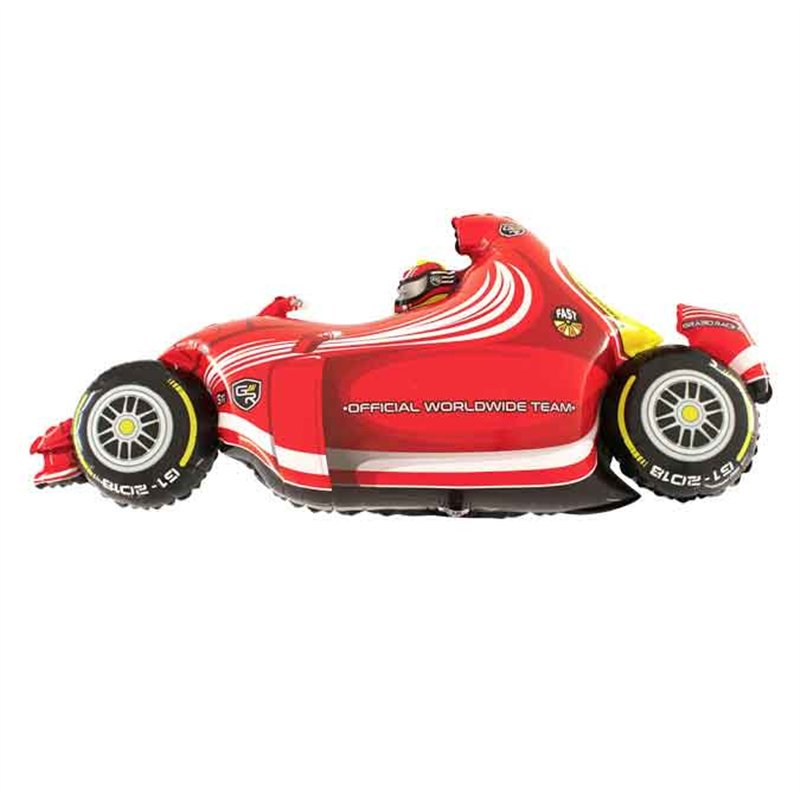49IN SPEEDY RED CAR JUMBO FOIL BALLOON