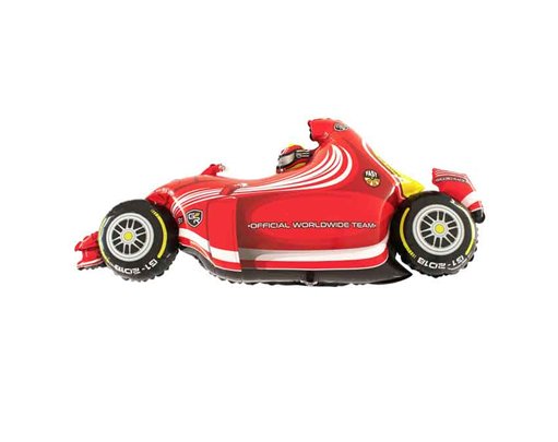 49IN SPEEDY RED CAR JUMBO FOIL BALLOON