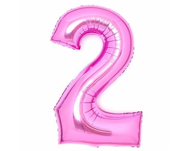 36in PINK 2 AMSCAN FOIL BALLOON