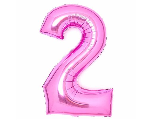 36in PINK 2 AMSCAN FOIL BALLOON