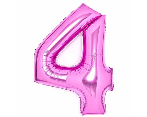 36in PINK 4 AMSCAN FOIL BALLOON