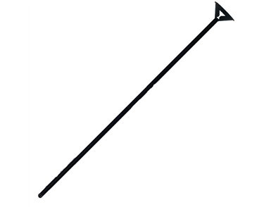 BLACK PLASTIC REUSABLE BALLOON STICK 100S