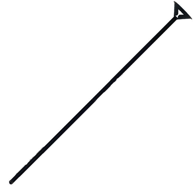 BLACK PLASTIC REUSABLE BALLOON STICK 100S