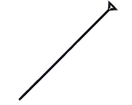 BLACK PLASTIC REUSABLE BALLOON STICK 100S