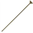 GOLD PLASTIC REUSABLE BALLOON STICK 100S
