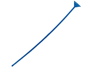 GLITTER BABY BLUE PLASTIC REUSABLE BALLOON STICK 100S