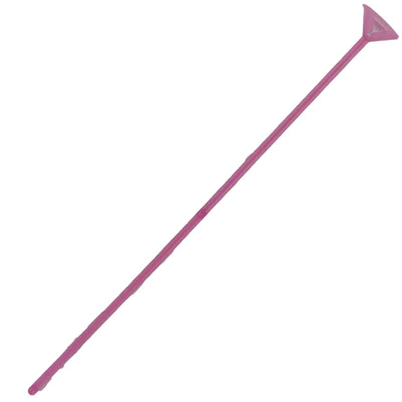GLITTER HOT PINK PLASTIC REUSABLE BALLOON STICK 100S