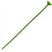 LIME GREEN PLASTIC REUSABLE BALLOON STICK 100S