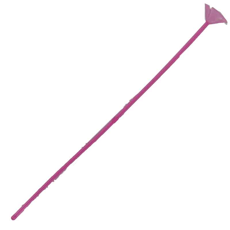 PINK PLASTIC REUSABLE BALLOON STICK 100S
