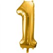 86cm GOLD NUMBER 1 FOIL BALLOON