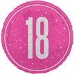 18in GLITZ PINK 18TH BIRTHDAY FOIL BALLOON