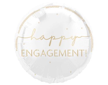 18in HAPPY ENGAGEMENT FOIL BALLOON