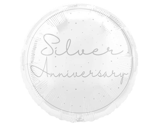 18in 25TH ANNIVERSARY FOIL BALLOON