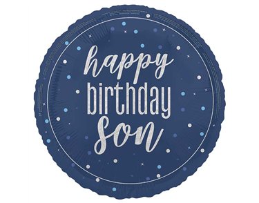 18in GLITZ BLUE SON FOIL BALLOON
