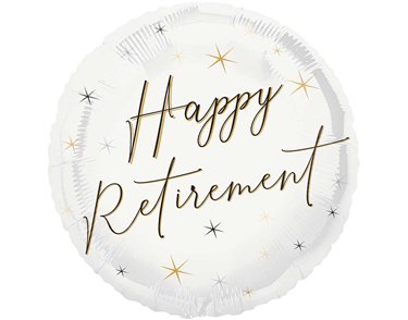 18in HAPPY RETIREMENT FOIL BALLOON