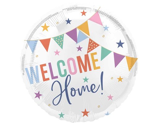 18in WELCOME HOME FOIL BALLOON