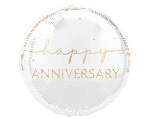 18in HAPPY ANNIVERSARY FOIL BALLOON