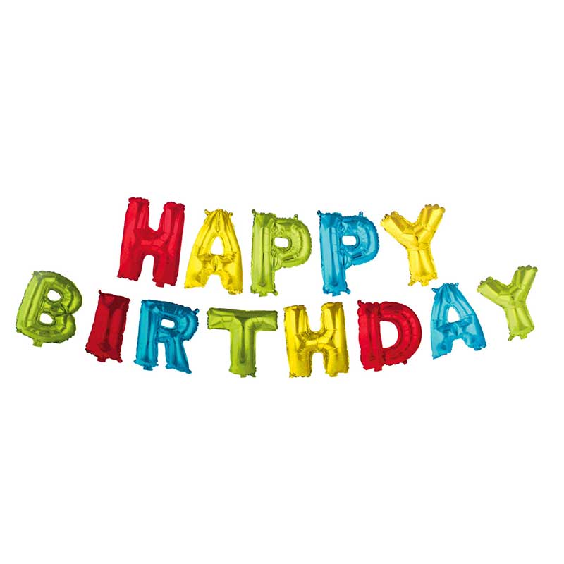 HAPPY BIRTHDAY FOIL BALLOON KIT