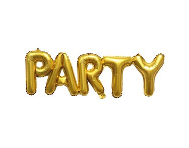 PARTY GOLD FOIL BALLOON KIT