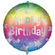 18in RAINBOW HAPPY BIRTHDAY FOIL BALLOON