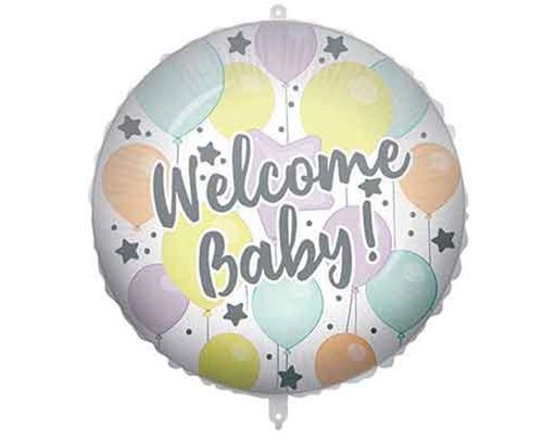 18in WELCOME BABY FOIL BALLOON