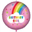 18in RAINBOW BIRTHDAY GIRL FOIL BALLOON