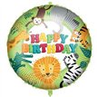 18in HAPPY BIRTHDAY JUNGLE FOIL BALLOON