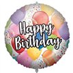 18in HAPPY BIRTHDAY BALLOONS FOIL BALLOON