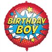 18in HAPPY BIRTHDAY SUPER HERO FOIL BALLOON