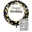 18in PERSONALIZED HAPPY BIRTHDAY FOIL BALLOON