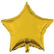 18in GOLD STAR SHAPED FOIL BALLOON