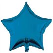 18in BLUE STAR SHAPED FOIL BALLOON