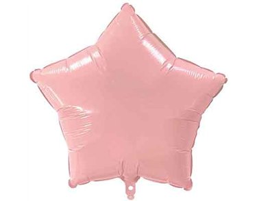 18in PINK PASTEL STAR FOIL BALLOON
