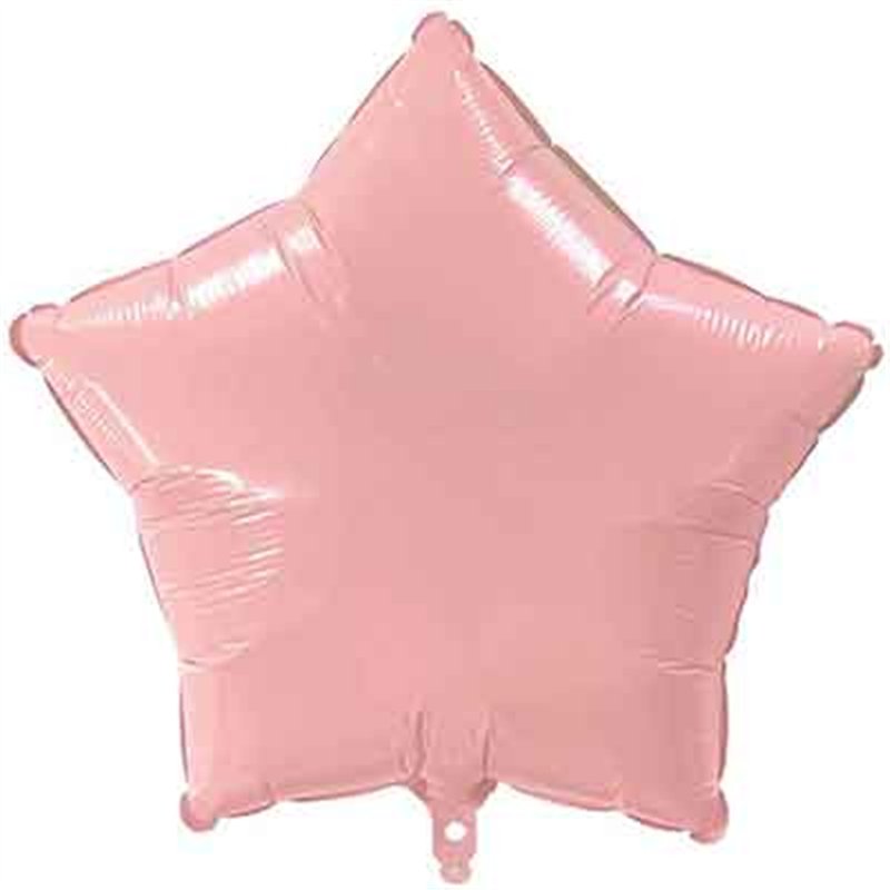 18in PINK PASTEL STAR FOIL BALLOON