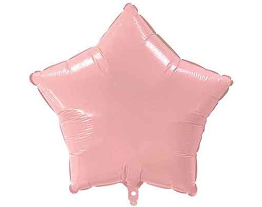 18in PINK PASTEL STAR FOIL BALLOON