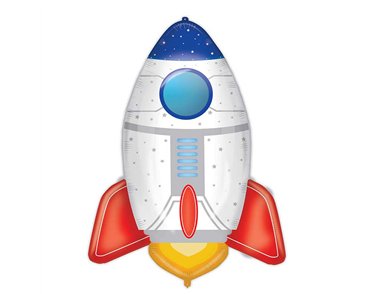 ROCKET SPACE SUPERSIZED FOIL BALLOONS