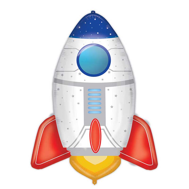 ROCKET SPACE SUPERSIZED FOIL BALLOONS
