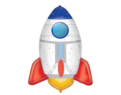 ROCKET SPACE SUPERSIZED FOIL BALLOONS