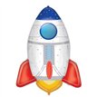 ROCKET SPACE SUPERSIZED FOIL BALLOONS