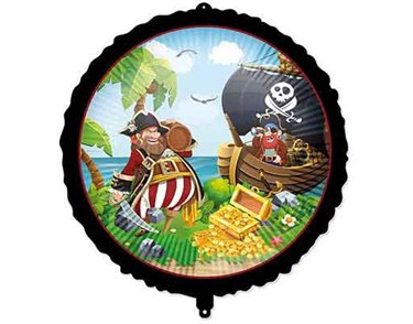 18in ISLAND PIRATES FOIL BALLOON