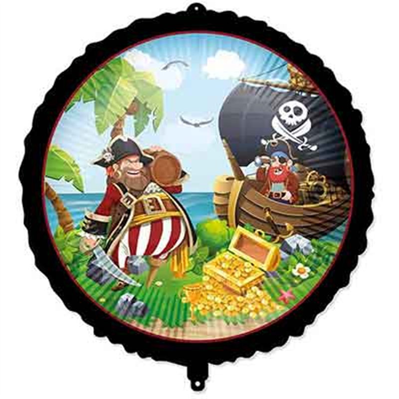 18in ISLAND PIRATES FOIL BALLOON
