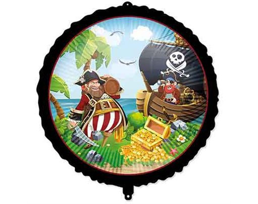 18in ISLAND PIRATES FOIL BALLOON