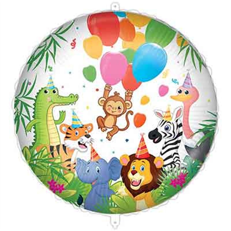18in JUNGLE BALLOONS FOIL BALLOON