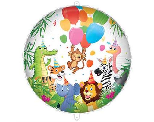 18in JUNGLE BALLOONS FOIL BALLOON