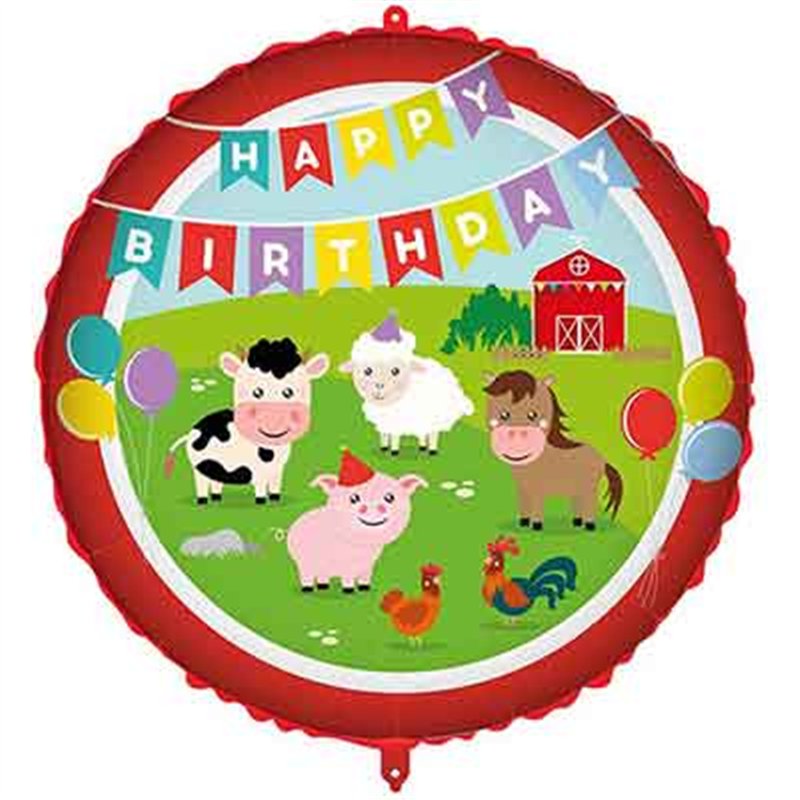 18in FARM FOIL BALLOON